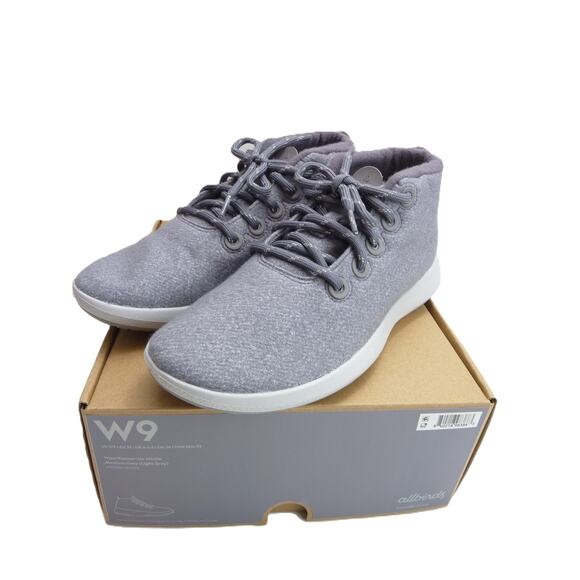 NEW Allbirds Womens Wool Runner Up Mizzle Size 9 Medium Grey - Picture 1 of 7